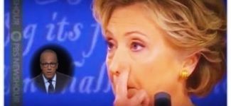 Hillary RIGGED Debate – Secretly Signals Moderator Lester Holt