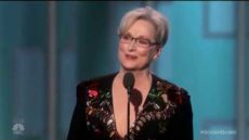Meryl Streep Farting at Golden Globe Awards