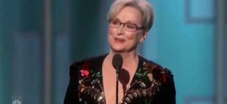 Meryl Streep Farting at Golden Globe Awards